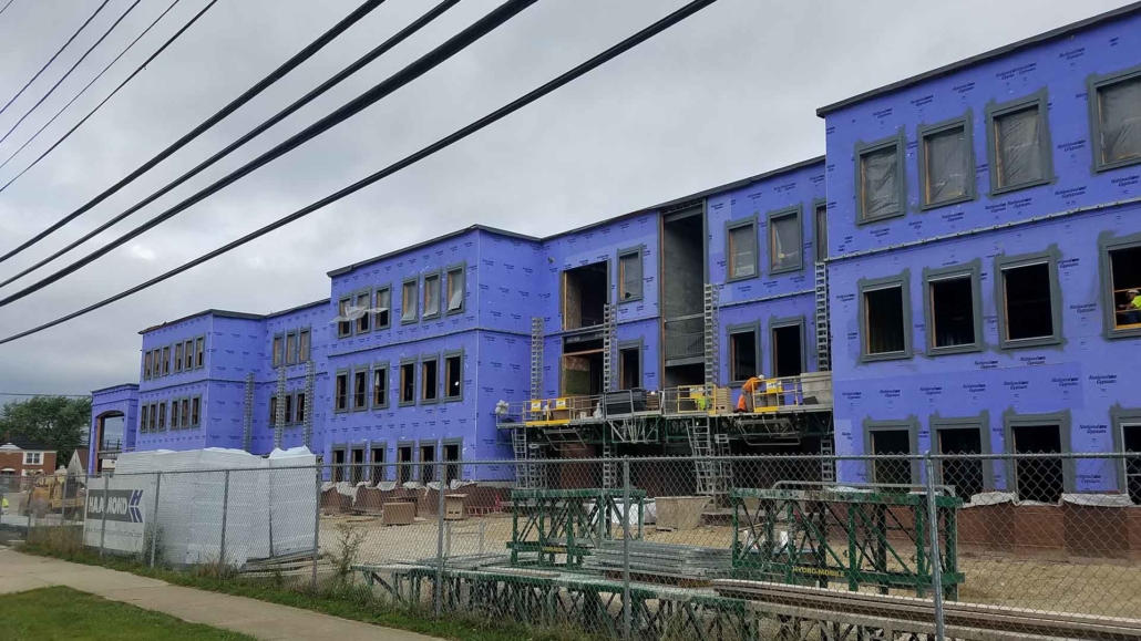 Euclid High School and Middle School building construction