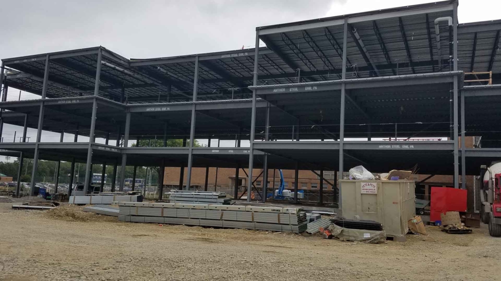 Euclid High School and Middle School construction